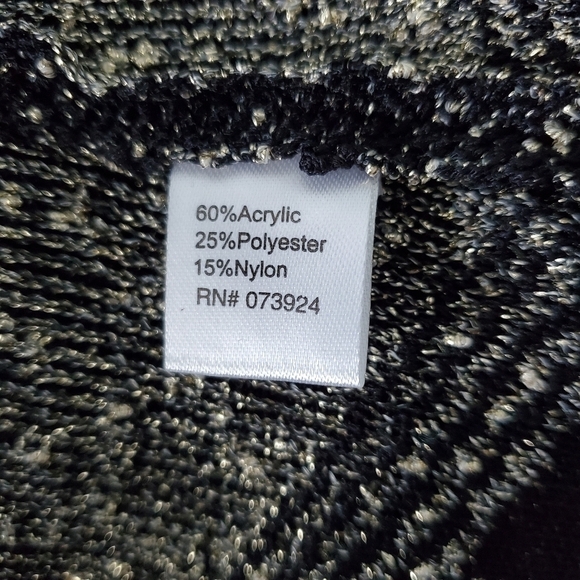 Ming Wang Black and Gold Blazer Coat - Picture 5 of 5